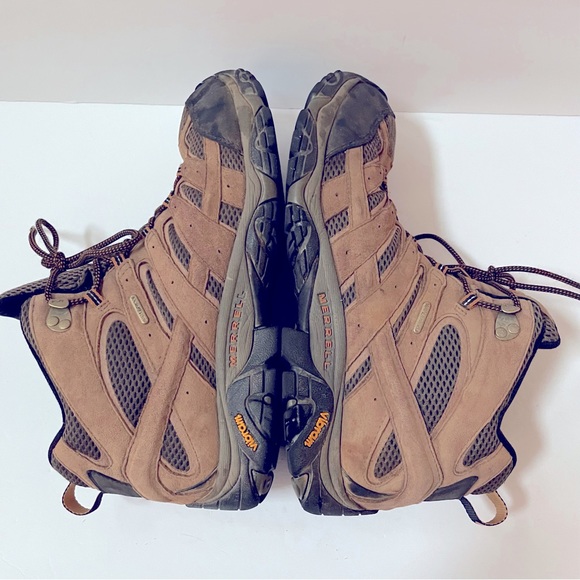 Merrell Men’s Moab 2 Mid Waterproof Boots Size 12W - Picture 11 of 14